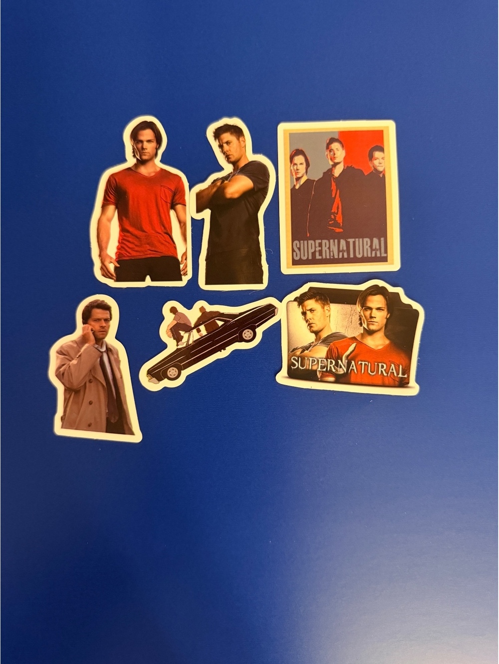 6 pack Sticker/decal -waterproof Supernatural tv show